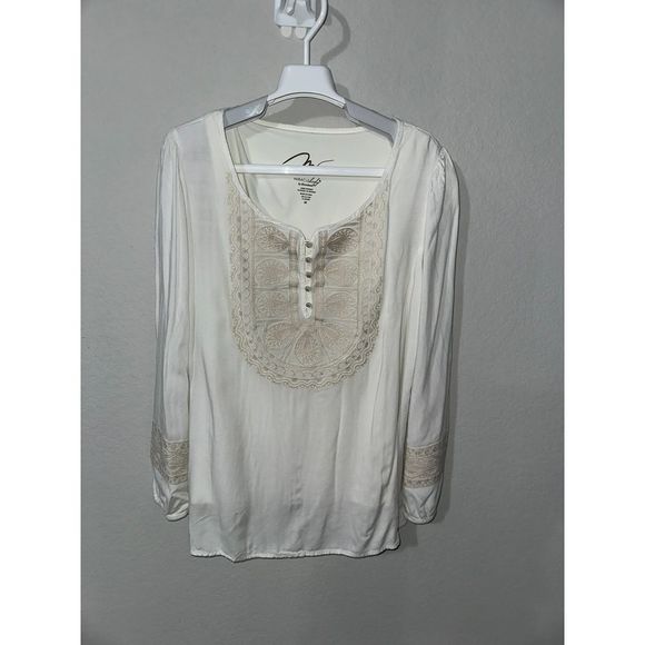 Miraclebody by Miracle Suit Cream Tunic‎ Sz Med - Picture 1 of 9